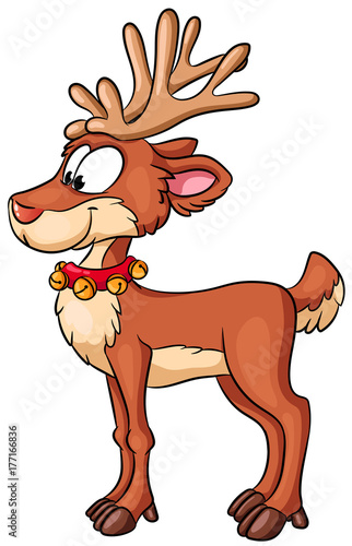Niedliches Rentier - Vektor-Illustration