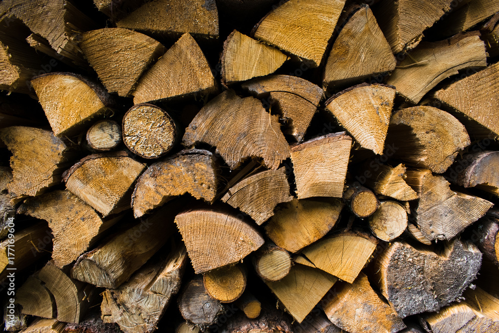 Firewood. Backgrounds and textures Firewood. Backgrounds and textures