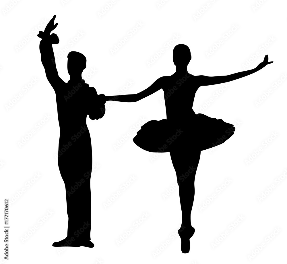Couple ballet dancers Couple ballet dancers