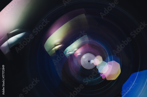 Macro Shot of Lens