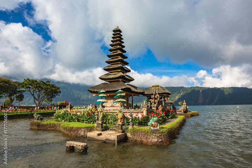 Pura Ulun Danu Bratan. Temple on lake. Bali, Indonesia.