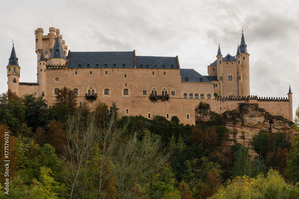 Segovia, Spain. The Alcazar of Segovia.