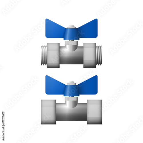 Steel valve butterfly.