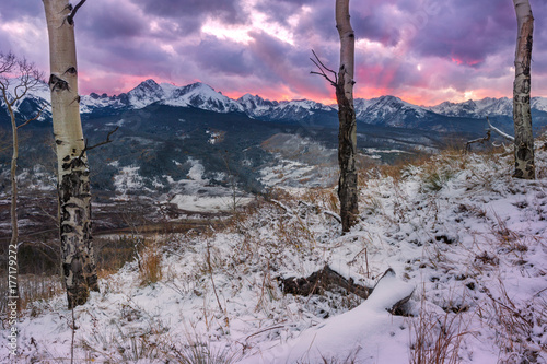 Gore Range Sunset photo