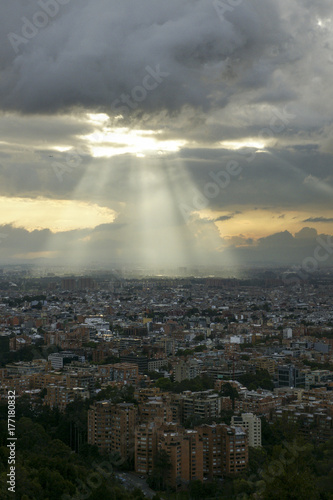 Vista della città di Bogota - Colombia © faustoriolo