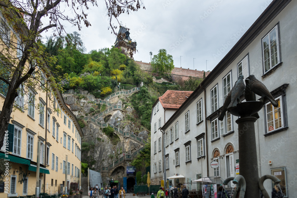 Visiting Schlossberg Graz, the capital city of Styria