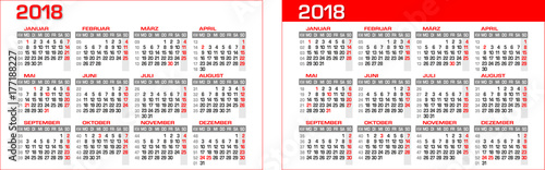 Kalender/Kalendarium im Visitenkarten-Format - quer  photo