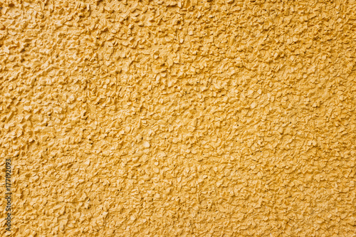 Orange paint covering wall