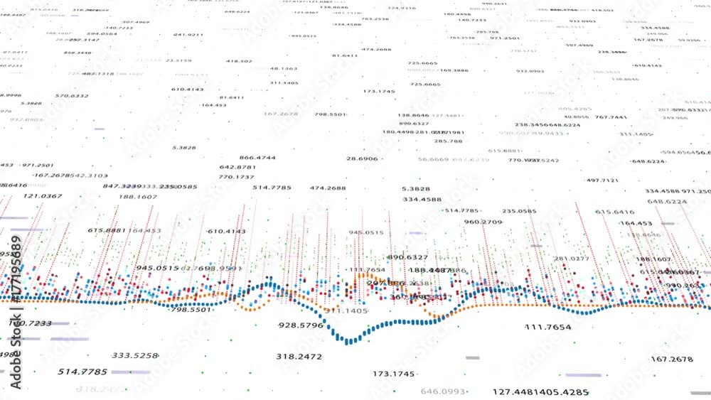 Abstract background with animation of growing charts and flowing counters of numbers with symbols of percent. Financial figures and diagrams showing increasing profits, 4K animation Abstract background with animation of growing charts and flowing counters of numbers with symbols of percent. Financial figures and diagrams showing increasing profits, 4K animation