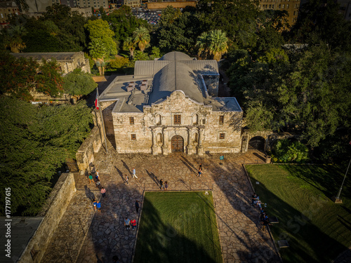 Tela The Alamo in San Antonio, Texas, USA