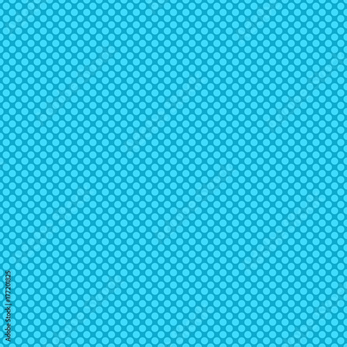 Light blue seamless dot background pattern template - vector graphic design
