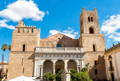 Принти на полотні The Cathedral of Monreale, is one of the greatest extent examples of Norman arch