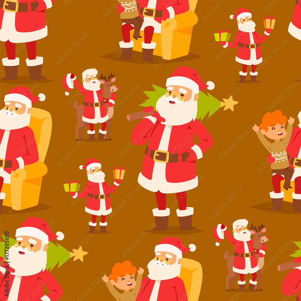 Christmas santa claus vector illustration. Christmas santa claus vector illustration.