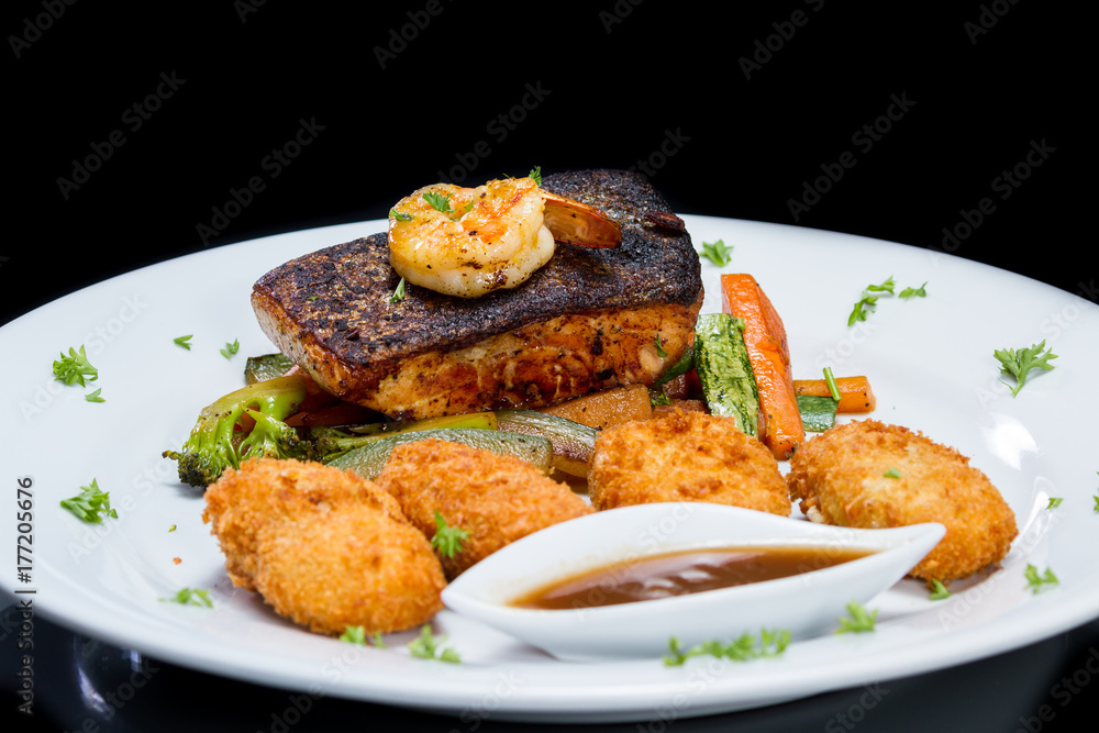 shrimp and salmon meal shrimp and salmon meal