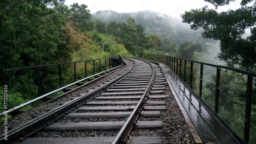 On the rail - Sri Lanka