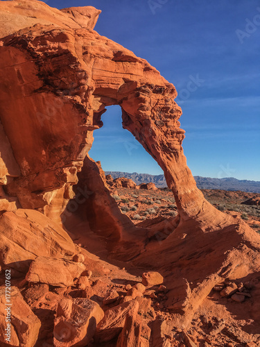 Sandstone Arch. Valley of Fire State Park
