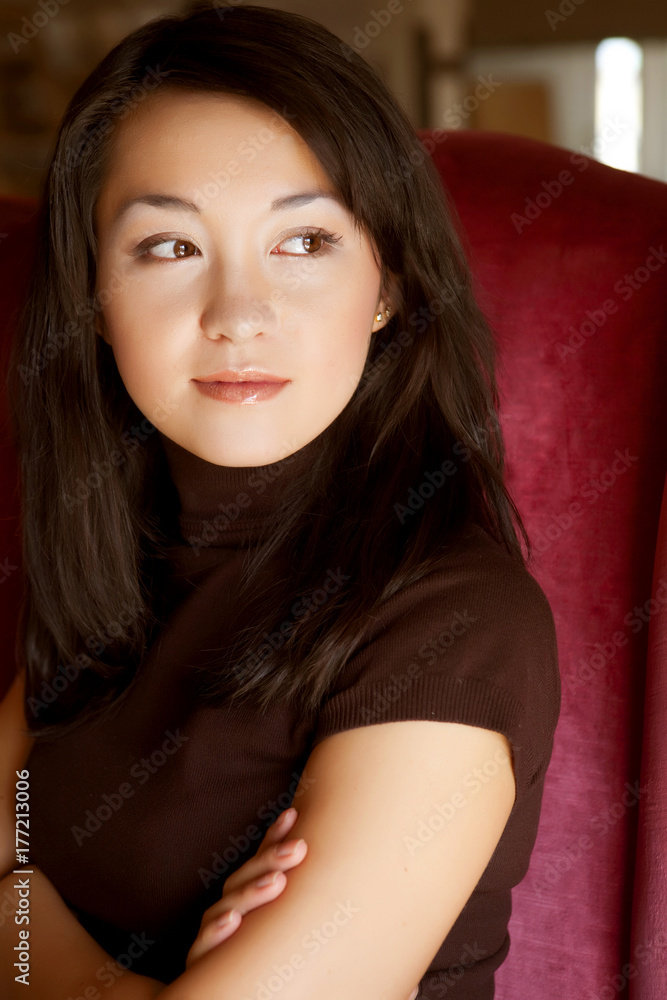 Fototapeta premium young asian girl