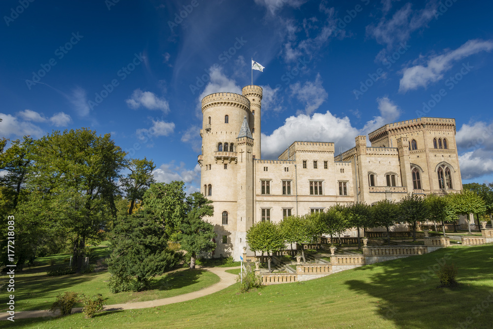 Babelsberg Castle in Potsdam, Germany