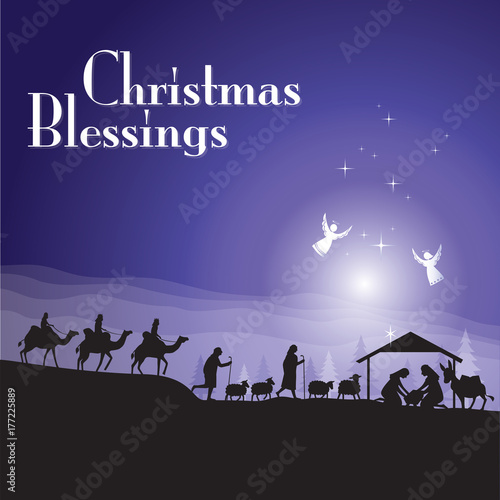 Christmas nativity scene