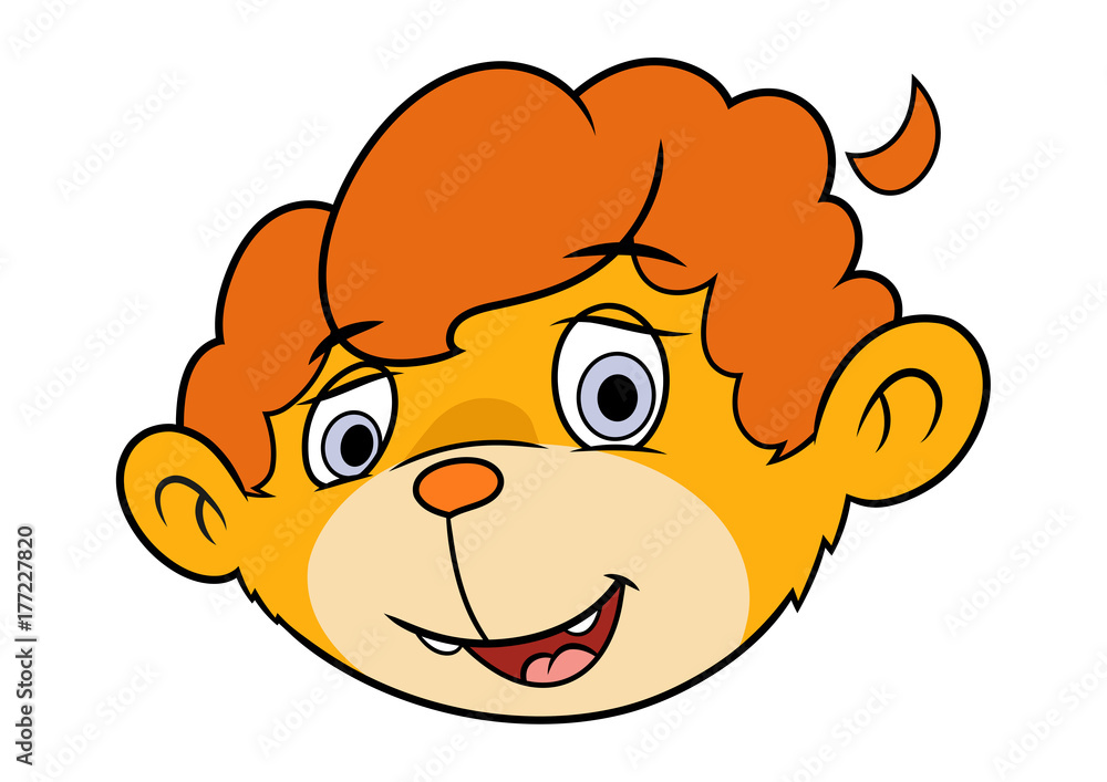 Cute little lion head 2