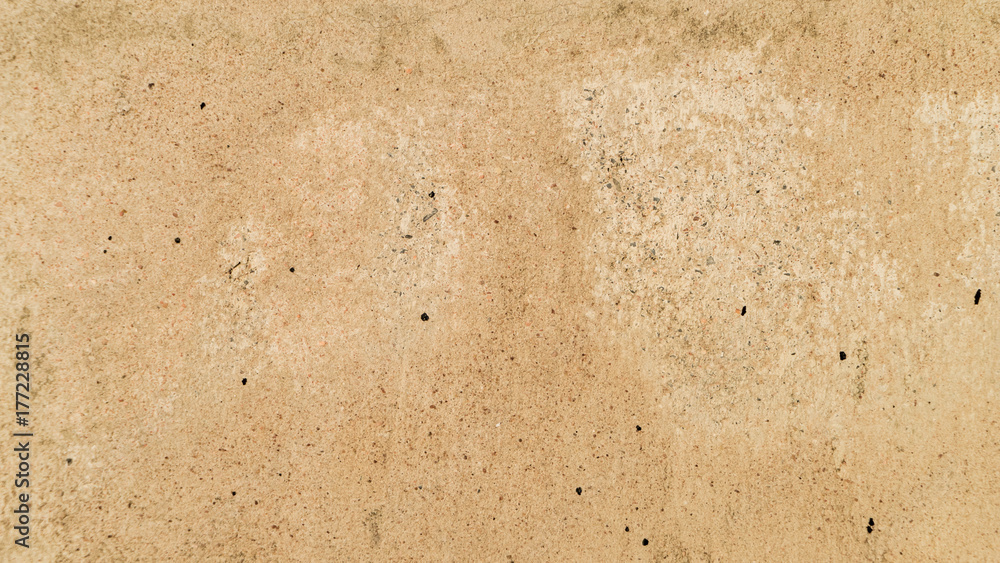 Brown dirty grungy concrete floor for texture background