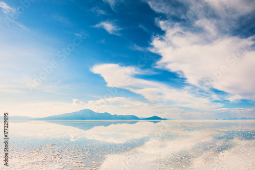 Salt flat Salar de Uyuni, Altiplano, Bolivia