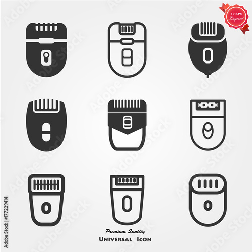 Epilator icons