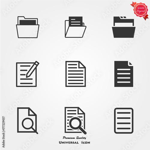 File icons