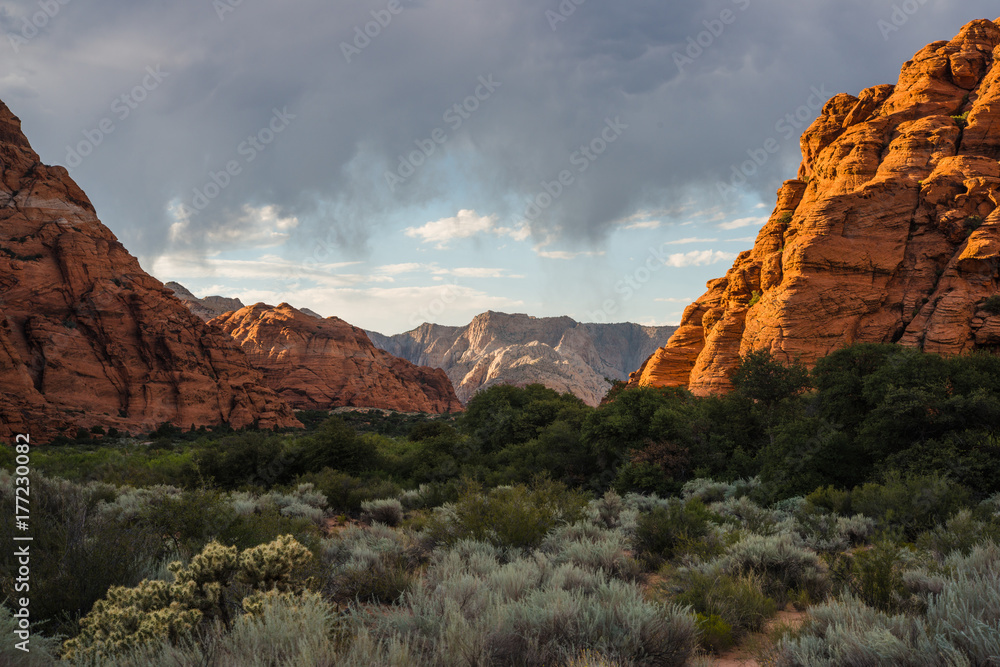 Storm over Snow Canyon State Park Southern Utah