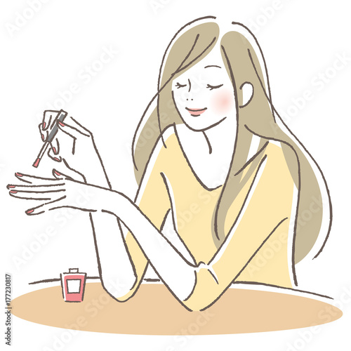 ネイル　女性