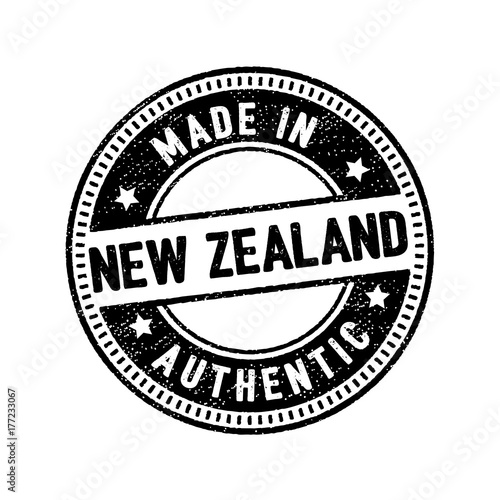 made in new zealand authentic rubber stamp icon