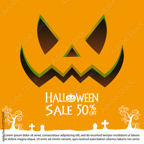 halloween Sale background