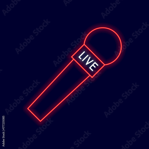 Journalism Concept on Dark Blue
