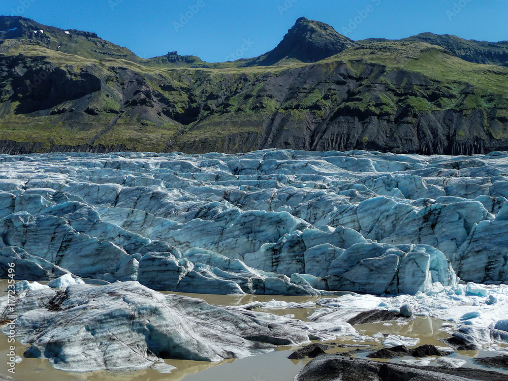 The Vatnajokull glacier