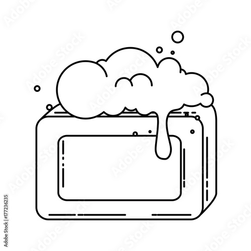 bar soap with foam