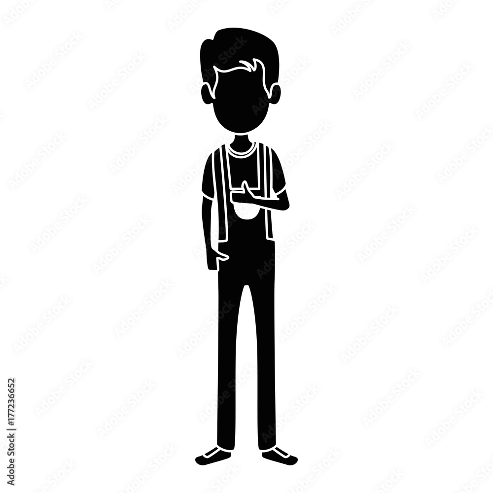 young man avatar character