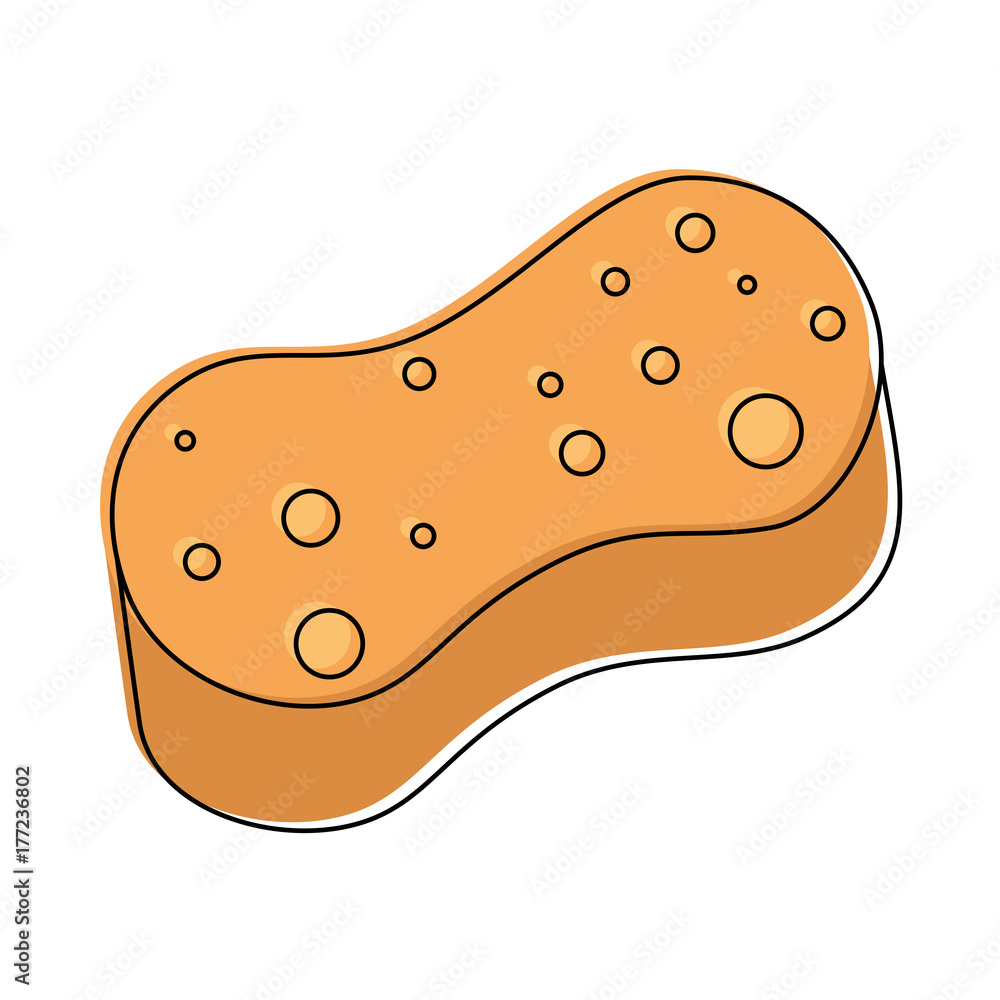 dish sponge isolated icon dish sponge isolated icon