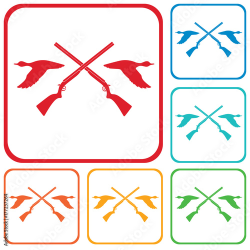 Hunting club logo icon
