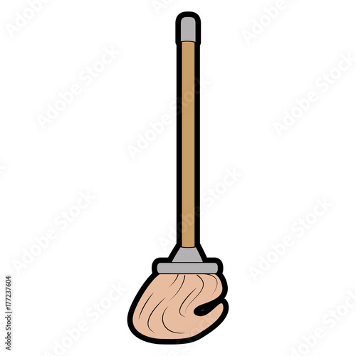 mop clean isolated icon