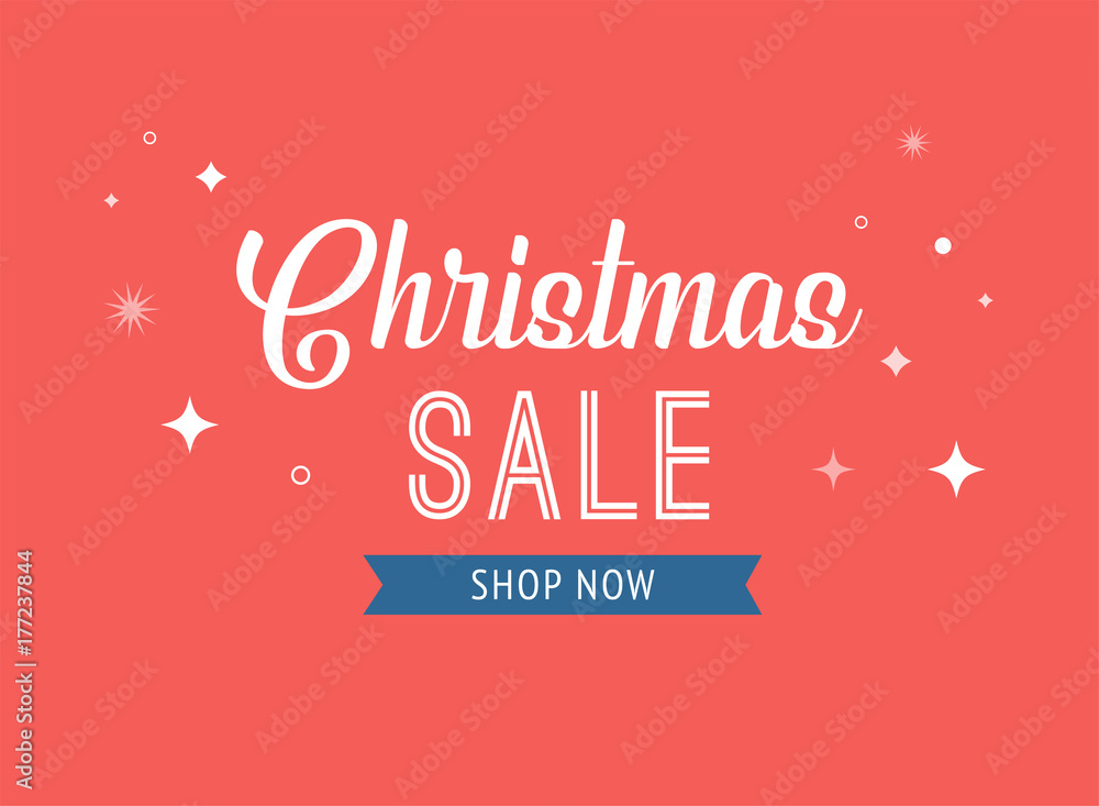 Christmas sale banner, background, design template Christmas sale banner, background, design template