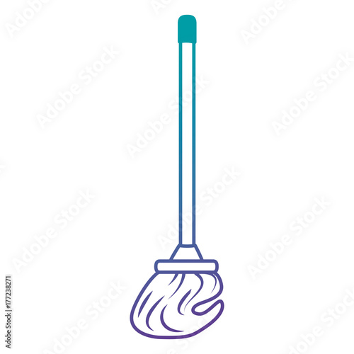 mop clean isolated icon