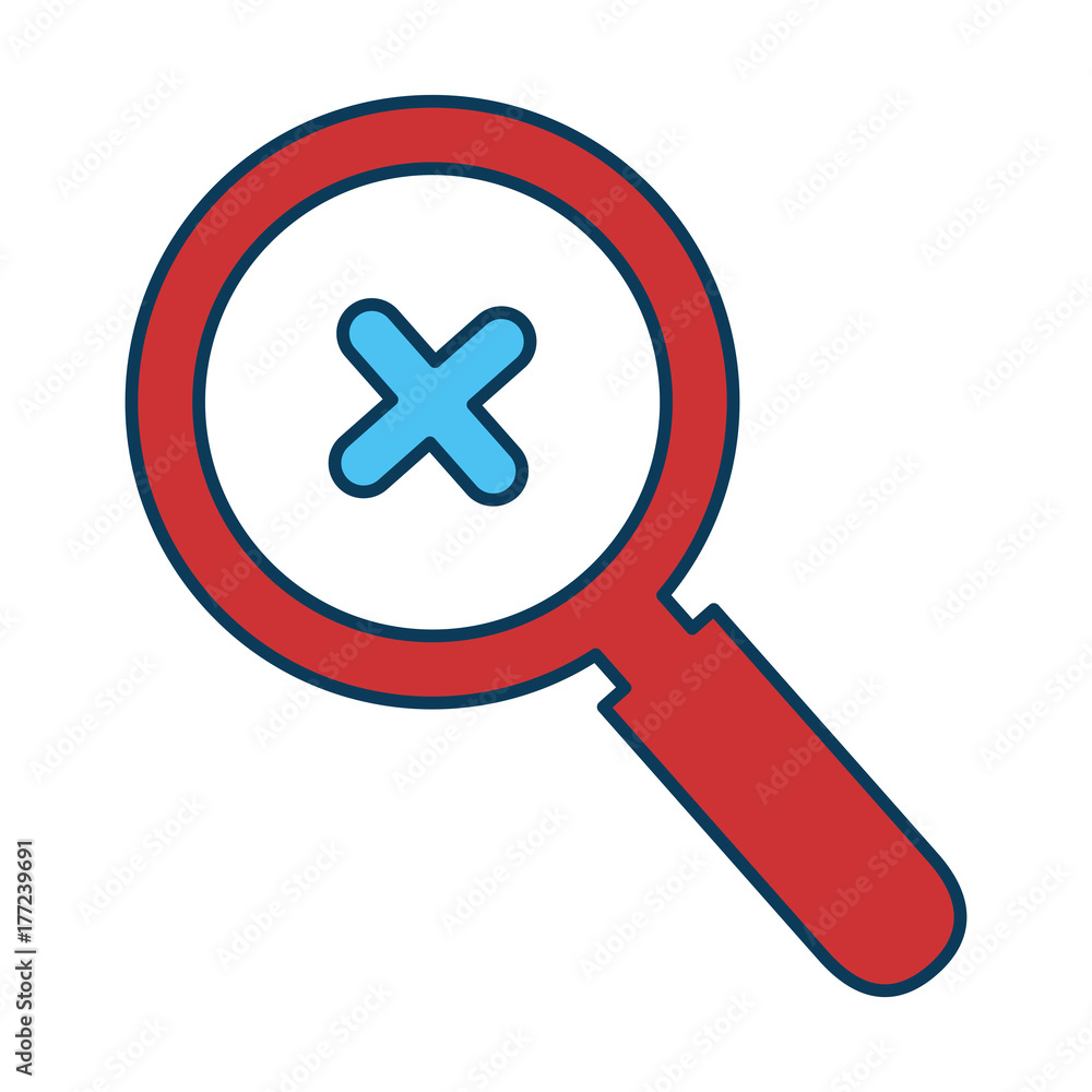 magnifying glass isolated icon magnifying glass isolated icon