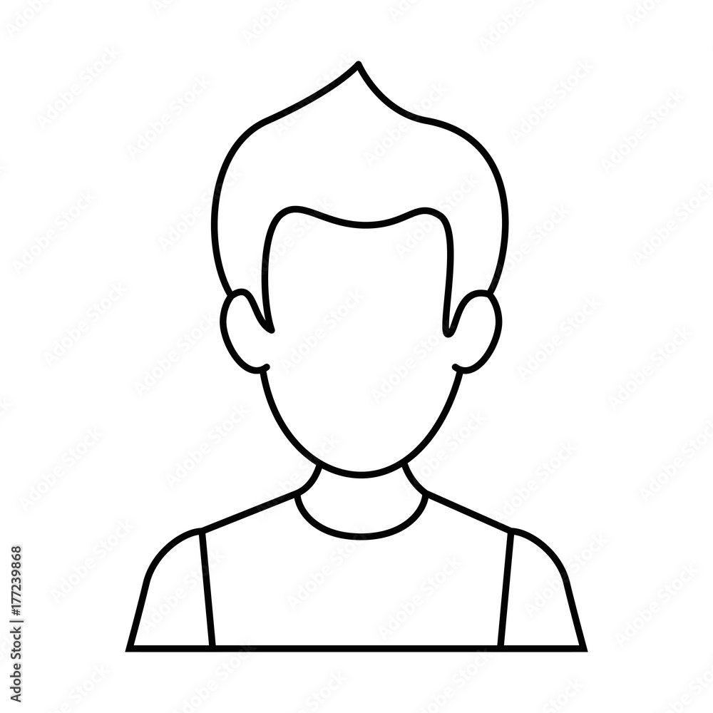 young man avatar character young man avatar character