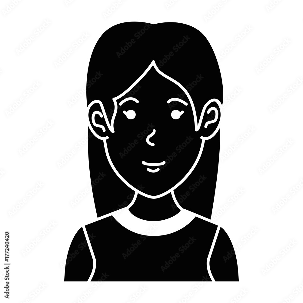 beautiful woman avatar character beautiful woman avatar character