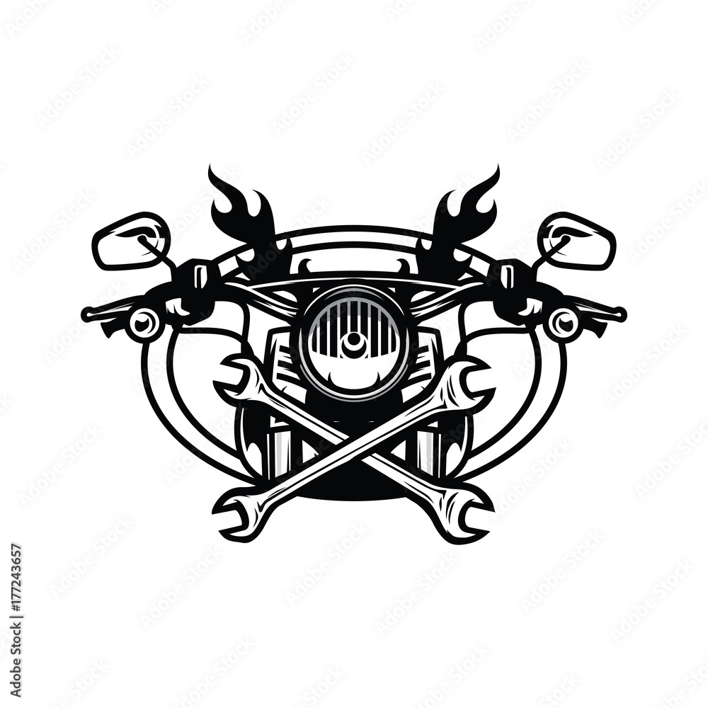 Skull ghodt rider road biker logo mascot design illustration Skull ghodt rider road biker logo mascot design illustration