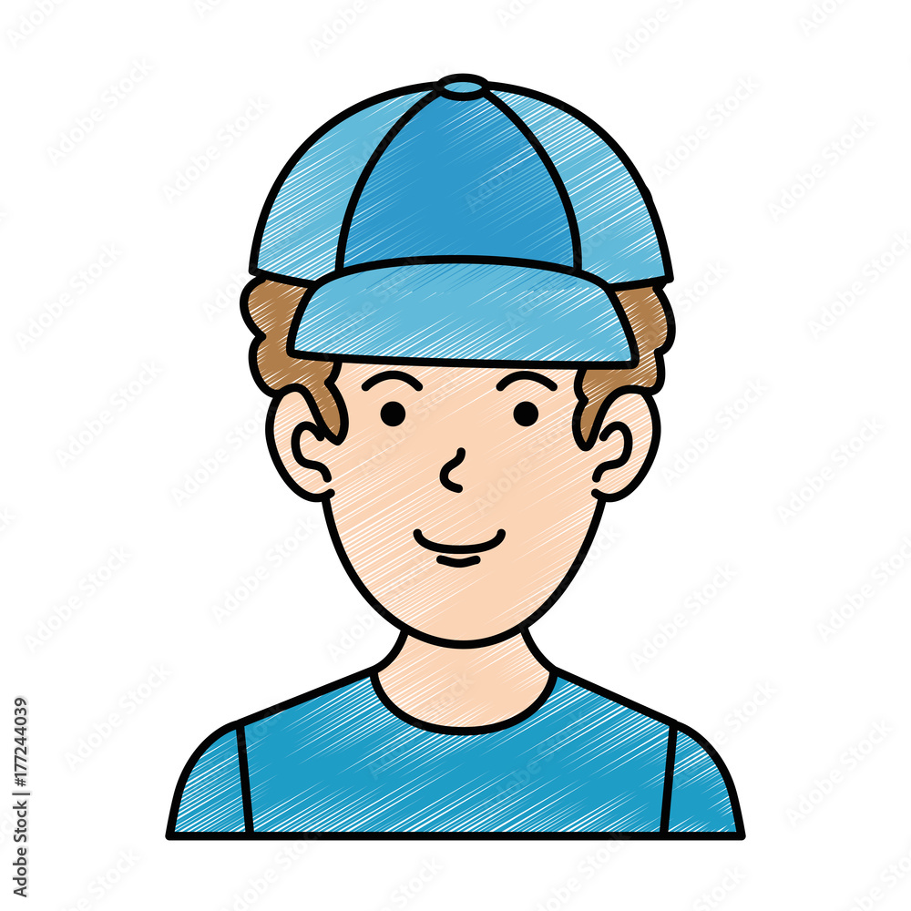 young man avatar character young man avatar character