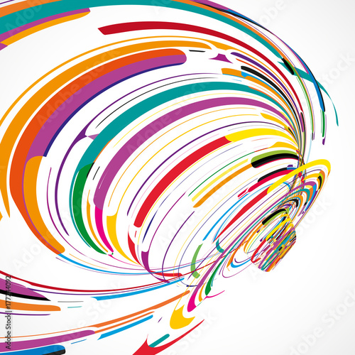 Futuristic abstract shape illustration, technology background