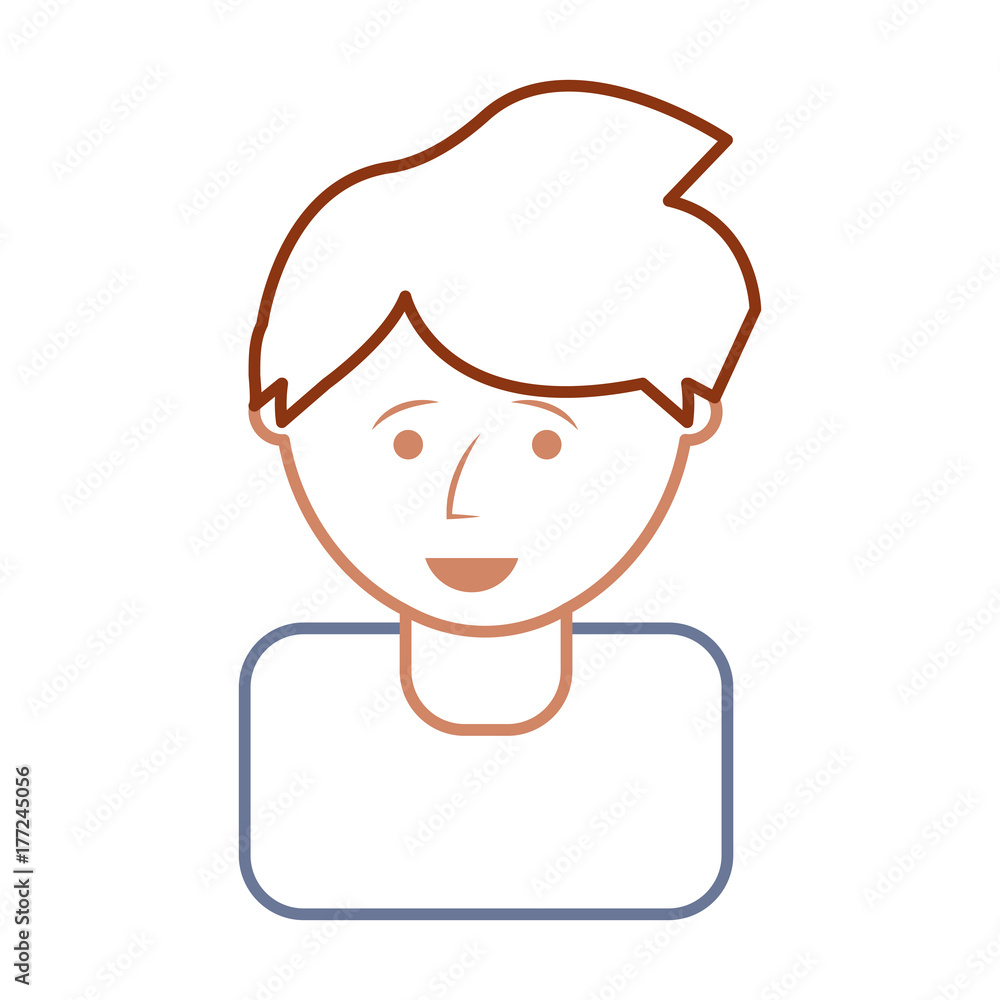 man face vector illustration