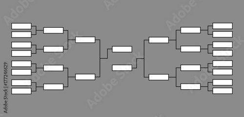 tournament bracket vector