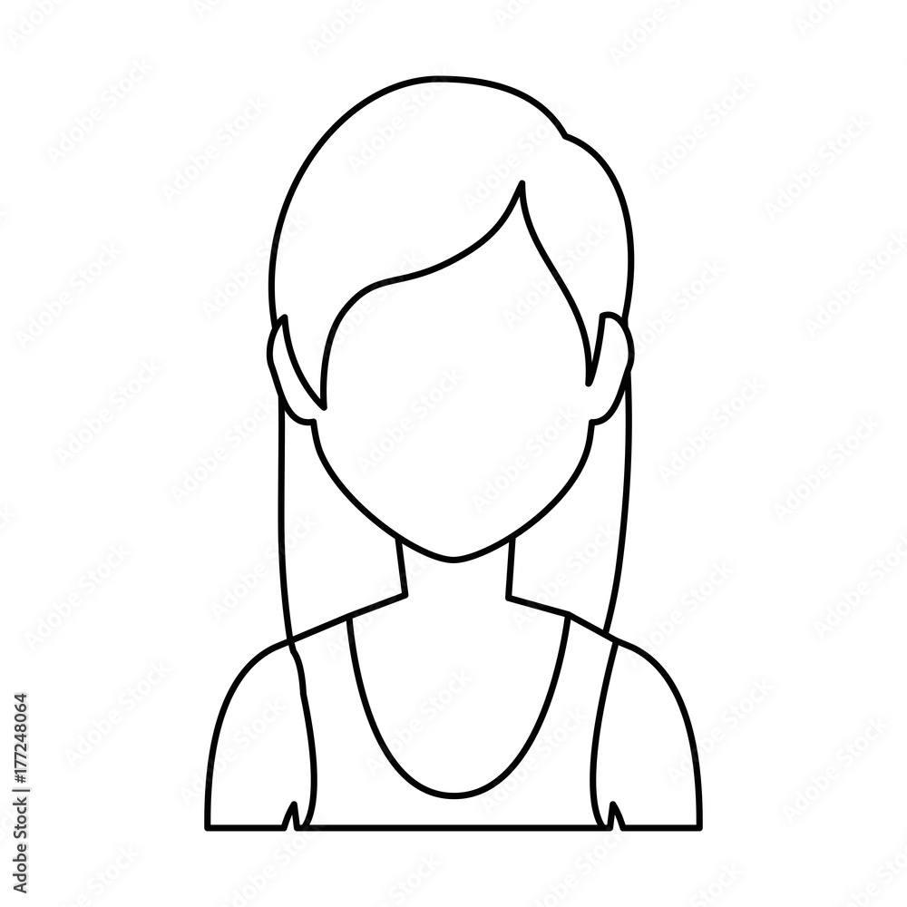 beautiful businesswoman avatar character